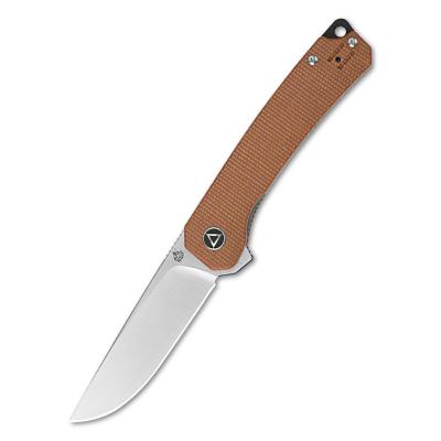 QS139A Couteau QSP Osprey Brown Lame Acier 14C28N IKBS - Livraison Gratuite