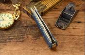 RRR011 Couteau Rough Ryder Reserve Heavy Trapper Denim Micarta Lames Acier D2 - Livraison Gratuite