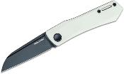 RS7064WB Real Steel Solis Lite White Lame Acier D2 Black Sheepsfoot - Livraison Gratuite