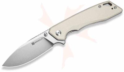S250552 SENCUT Stratex  | Couteau Pliant | Lame Acier 9Cr18MoV | Manche G10 Ivory |Balls Bearing | Liner Lock Livraison Gratuite