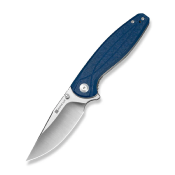 S251042 SENCUT Vyrce Couteau Lame Acier D2 Satin Manche G10 Blue Shredded Linerlock Thumb Stud - Livraison Gratuite