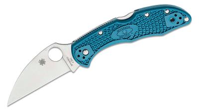 SC11FPWK390 Couteau Spyderco Delica 4 Wharncliffe Lame Acier K390 Made Japan - Livraison Gratuite