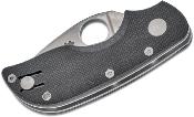 COUTEAU Spyderco Chicago G-10 Acier CTS-BD1 Plaquettes G10 SC130GP Couteau cran d'arrêt - LIVRAISON GRATUITE