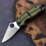 SC223GBKYLMCP Couteau Spyderco Para 3 Salt | Lame Clip Point Acier CPM MagnaCut Satin | Manche Yellow/Black G10 Compression Lock - Livraison Gratuite