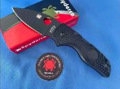 SC230PBBK Spyderco Lil' Native Lightweight  | Couteau Lame Acier CTS BD1N Noir Manche FRN Noir Back Lock USA - Livraison Gratuite