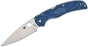 SC244PDBL Couteau Spyderco Native Chief Blue Lame Acier CPM-S110V Made USA Lockback - Livraison Gratuite