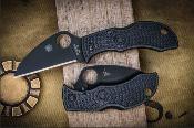 SCMBKWPBK Spyderco ManBug Wharncliffe – Couteau Ultra-Compact Lame Acier VG-10 Manche FRN Noir Lockback Japan – Livraison Gratuite