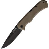 SPIKCHFL020 Couteau SPIKA Challenger Large Drop Point Lame Acier AUS-8 Manche Micarta Etui Kydex - Livraison Gratuite  