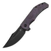TB1089A2 Tenable Orion | Couteau Pliant Lame Clip Point Acier 14C28N Manche Micarta Purple - Livraison Gratuite
