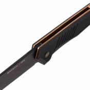 TKTF1GBKBKEO EOTECH x Tekto F1 Alpha – Couteau pliant Liner Lock Lame Acier D2 Black Titanium Manche Black G10 - Livraison Gratuite