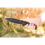 TPMT21 Couteau Fixe TOPS Mission Team 21 Lame Acier 1095 Manche Micarta Vert et Noir Étui Nylon Made In USA - Livraison Gratuite