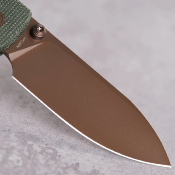VOSA2907 Couteau Vosteed Raccoon Top Liner Lock Lame Drop Point Acier 14C28N Manche Micarta Green - Livraison Gratuite