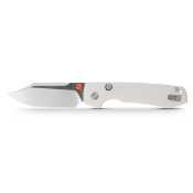 VOSA2912 Couteau Vosteed Raccoon Bowie Acier 14C28N Manche Micarta White Sécurité Top Liner Lock - Livraison Gratuite