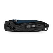 VOSA4910 — Vosteed Raccoon 2.0 Lame Acier Nitro-V 59-61 HRC Blue Stonewash Drop-Point Manche Plaquettes G10 Noir Crossbar Lock Thumb Stud Clip Livraison Gratuite