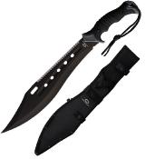 WAR074BK Bowie Machette WithArmour Bombardier Machete Lame Acier 420 Etui Nylon - Livraison Gratuite