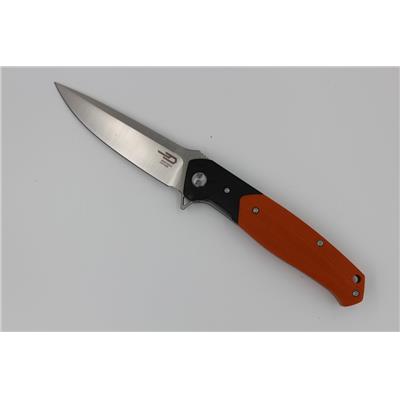 Couteau Bestech Knives Swordfish Orange Lame Acier D2 Manche G-10 Linerlock BTKG03C - Free Shipping