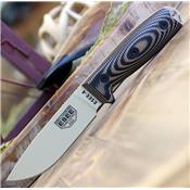 ES4PDT005 Couteau ESEE ESEE-4 Lame Desert Tan 1095 Carbone Manche Coyote Brown/Black G10 USA - Livraison Gratuite