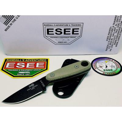 Couteau ESEE Izula II Tactical Lame Acier Carbone 1095 Manche Micarta Etui Kydex Made In USA ESIZ2TG - Free Shipping