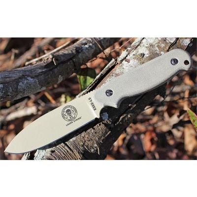 Couteau de Survie ESEE Laser Strike Acier 1095 Desert Tan Manche Micarta Made In USA ESLSPDT - Free Shipping