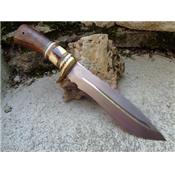 FCW621BNW Couteau Frost Cutlery Willow Bowie Torch Bone Lame Inox Etui Cuir - Livraison Gratuite