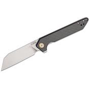 Couteau CJRB Rampart Carbon Fiber Lame Acier D2 Manche Fibre de Carbone J1907CF - Livraison Gratuite