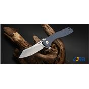 J1915BU Couteau CJRB Kicker Blue Lame D2 Sécurité Recoil-Lock - Livraison Gratuite