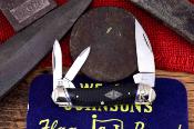 RR2217 Couteau Rough Ryder Seahorse Whittler Black Micarta Lame Carbone T10 - Livraison Gratuite