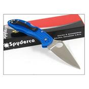Couteau SPYDERCO Bleu FRN DELICA 4 SC11FPBL VG-10 JAPAN - Spyderco delica 4 bleu