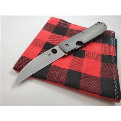 SC249TIP Couteau Spyderco Swayback Reeve Integral Lock Acier CPM 20CV Manche Titanium - Livraison Gratuite