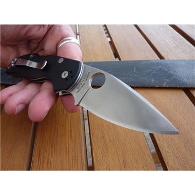 Couteau Spyderco Native 5 Lame Acier CPM-S35VN Manche G-10 Made In USA SC41GP5 - Free Shipping