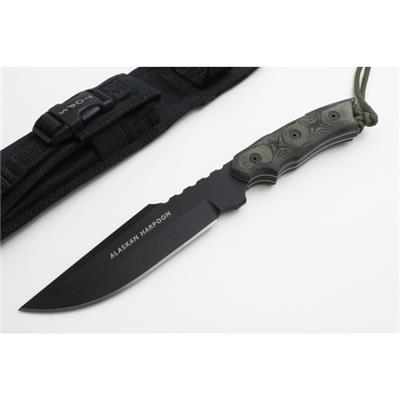 Couteau De Survie TOPS Alaskan Harpoon Acier 1095 Manche Micarta Tops Knive Made In USA TP906 - Free Shipping