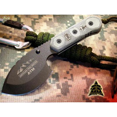 Couteau de Survie TOPS American Trail Master Acier Carbone 1095 Manche Micarta Made In USA TPATM01 - Free Shipping