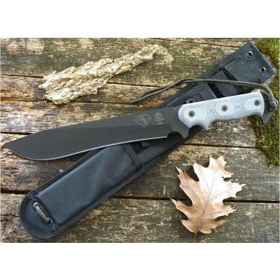 Couteau Bushcraft Tops Armageddon Acier Carbone 1095 Manche Micarta Made In USA TPATRD01 - Free Shipping