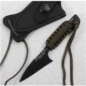 Couteau Tops Mini Hoffman Harpoon Acier Carbone 1095 Manche Paracorde Etui Cuir Made In USA TPHOFHARMINI - Free Shipping