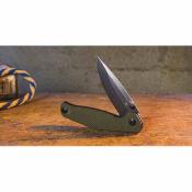 AB1026G Couteau ABKT Tac Catalyst | Lame Acier D2 Stonewash | Manche G10 Vert | Ouverture Flipper | Livraison Gratuite