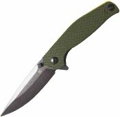 AB1026G Couteau ABKT Tac Catalyst | Lame Acier D2 Stonewash | Manche G10 Vert | Ouverture Flipper | Livraison Gratuite