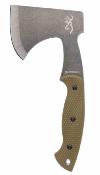 BR0565 – Browning Big Creek Hatchet | Lame Acier 3Cr13MoV Noire | Manche Polymère FDE | Étui Nylon | Livraison Gratuite