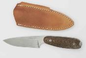BRAD35XL104A Couteau Bradford Guardian 3.5XL | Lame Drop Point Acier AEB-L | Manche Natural Micarta Housse Cuir USA - Livraison Gratuite 