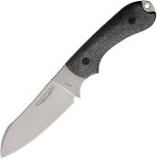 BRAD3SF101 Couteau Bradford Guardian 3 Lame Acier Bohler N690 Stonewash Manche Micarta Black Étui Cuir USA - Livraison Gratuite