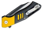 BTKG46A Couteau Bestech Rockface Black/Yellow Wharncliffe Lame Acier D2 IKBS - Livraison Gratuite