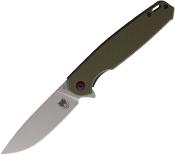 CBTTLNOD Couteau Cobratec Talon OD Green Lame Drop Point Acier D2 - Livraison Gratuite
