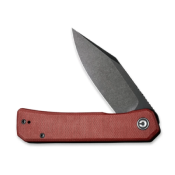 CIVC20077B2 Couteau CIVIVI Relic Burgundy G10 Lame Acier Nitro-V Black IKBS - Livraison Gratuite