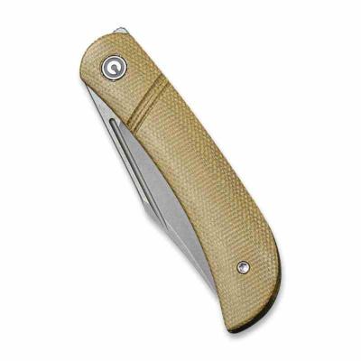 CIVC2015B Civivi Appalachian Drifter – Couteau pliant Slipjoint Lame Acier CPM-S35VN Manche Micarta Olive - Livraison Gratuite