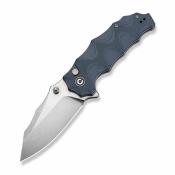 CIVC240282 Couteau Civivi Natterjack C24028-1 Clip Point Lame Acier 14C28N Blue G10 Button Lock - Livraison Gratuite
