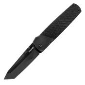 CSFL40HATA Couteau Cold Steel Hatamoto Lame Tanto Acier CPM 20CV Manche Fibre de Carbone Noir - Livraison Gratuite