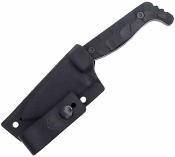 CTKPSBLK CobraTec Small Kingpin Black | Couteau à Lame Fixe | Drop Point D2 | Manche G-10 Noir Kydex Sheath - Livraison Gratuite