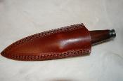 DM1263 Dague Scottish Sgian Dubh Lame Damas 256 Couches Etui Cuir - Livraison Gratuite