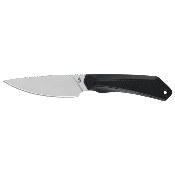 G2009298 — Couteau Gerber Forefront Black Lame Acier 420HC Drop Point Blanche Manche GFN Noir Étui GFN - Livraison Gratuite
