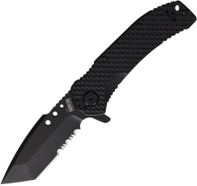 HBBMILF03PS Couteau Halfbreed Blades MILSPEC Lame Acier S30VN Tanto Serr - Livraison Gratuite