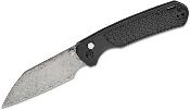 J1945DBK Couteau CJRB Cutlery Pyrite-Light Lame Wharncliffe Acier "Rose" Damas IKBS - Livraison Gratuite